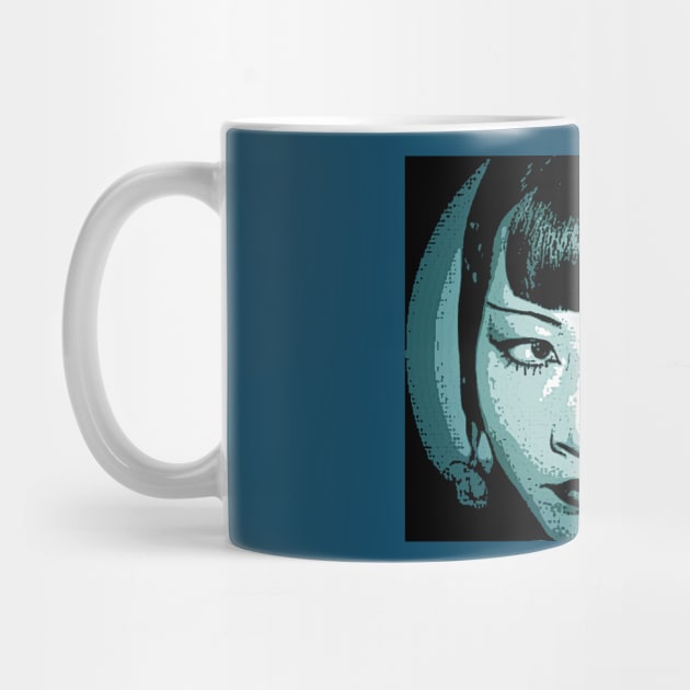 Anna May Wong cyan by JerryGranamanPhotos71